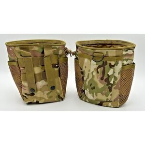 Tactical Magazine Utility‎ Drop Dump Pouch Molle Military Ammo Waist Belt Bag X2